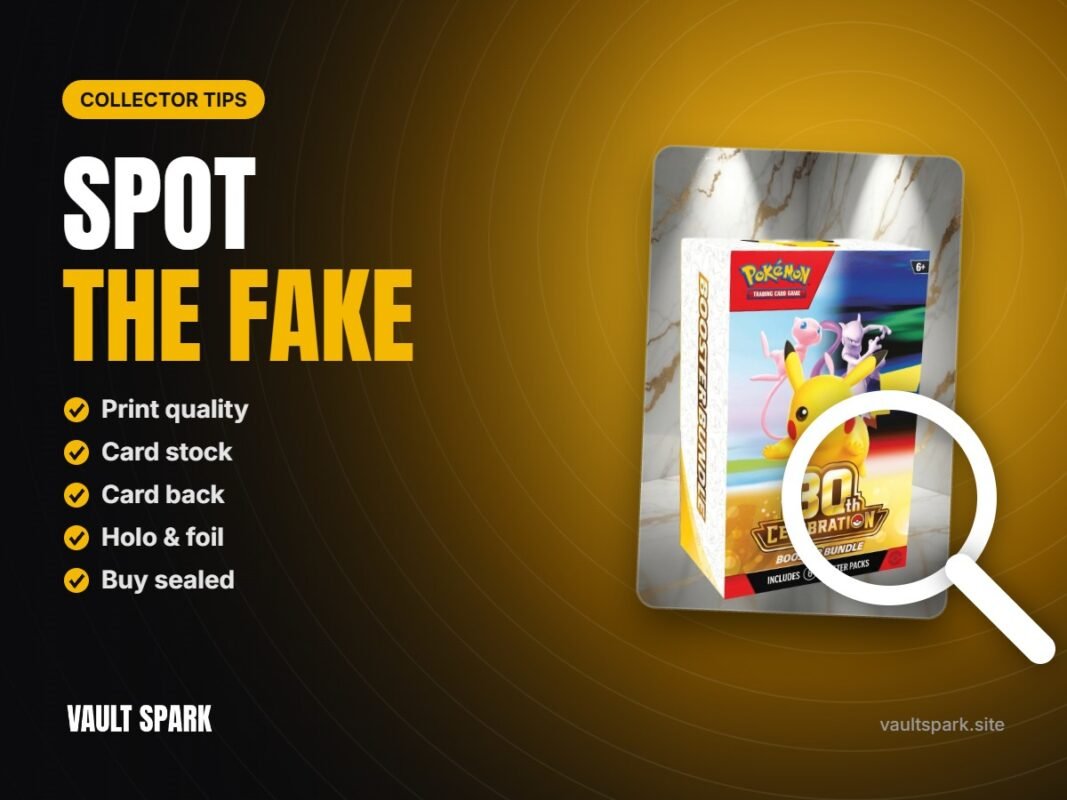 How to spot a fake Pokémon card
