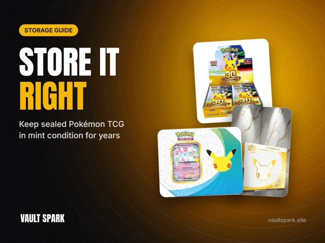 How to store sealed Pokémon TCG products