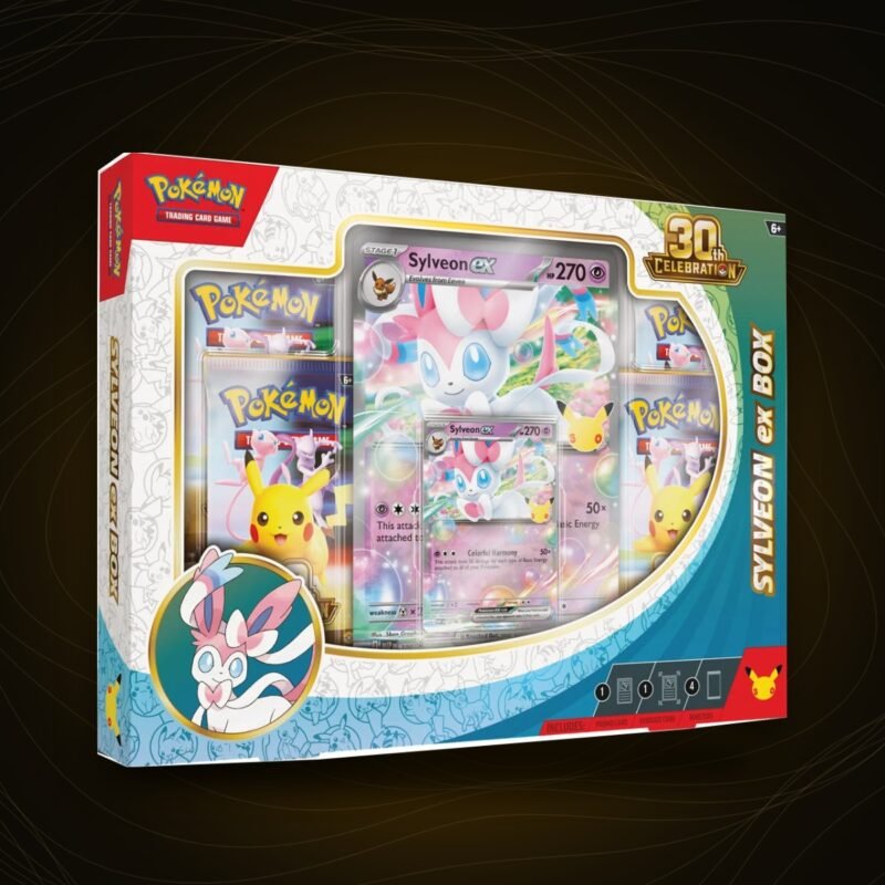 Pokémon TCG: 30th Celebration Sylveon ex Box